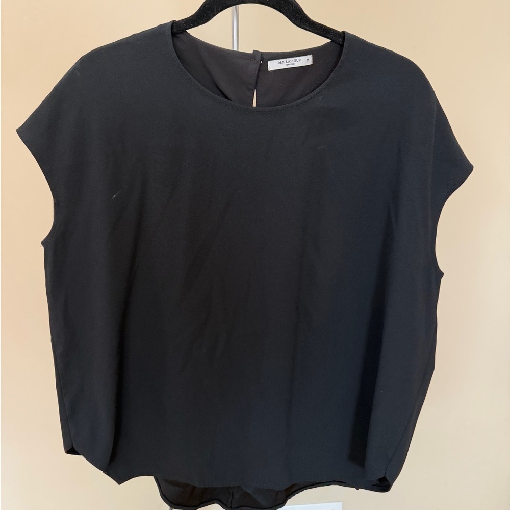 MM Lafleur Classic Black Blouse